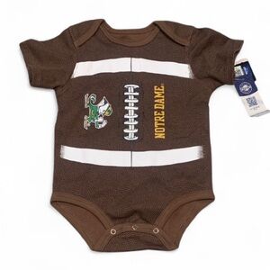 New with Tags Gen 2 Notre Dame College Football Graphic Onesie Size 6-9 Months